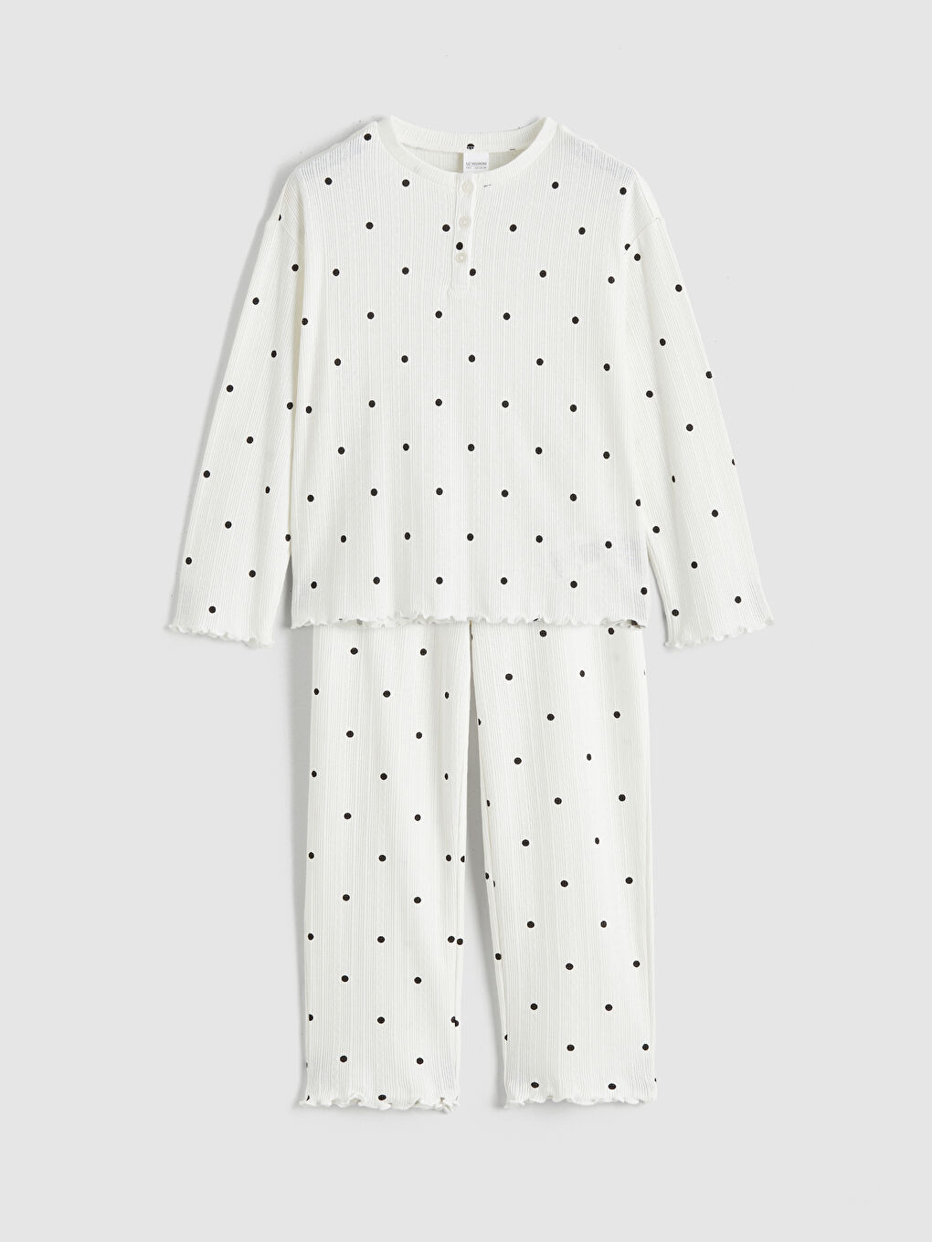 Момиче Екрю Комплект пижами