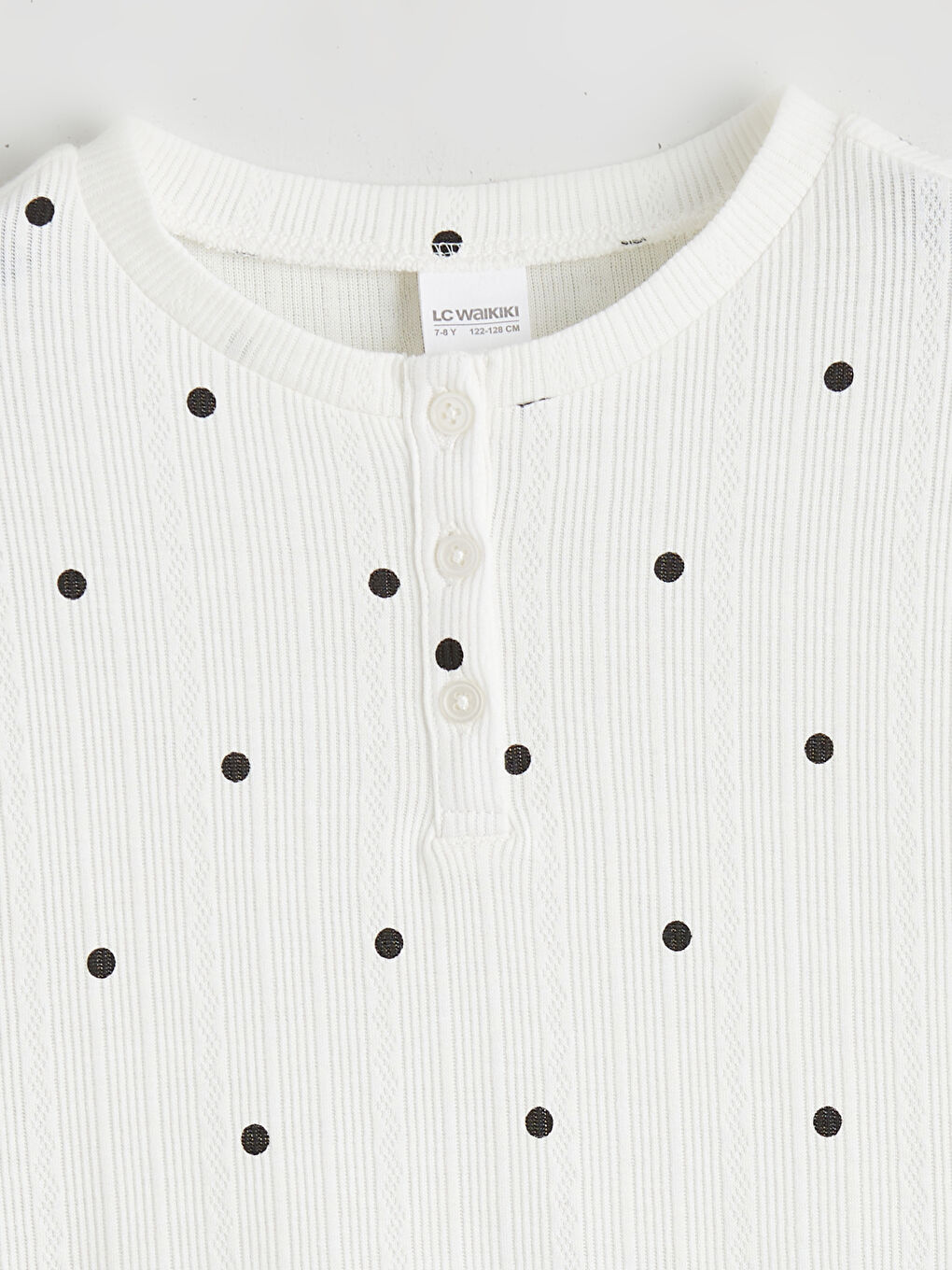 Момиче Екрю Комплект пижами-2