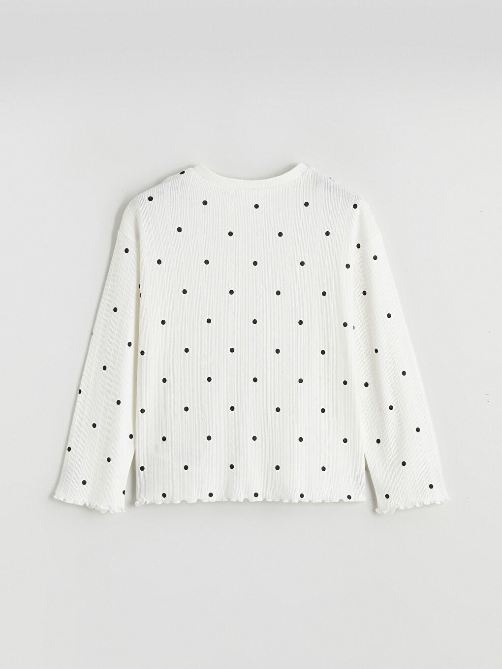 Момиче Екрю Комплект пижами-3