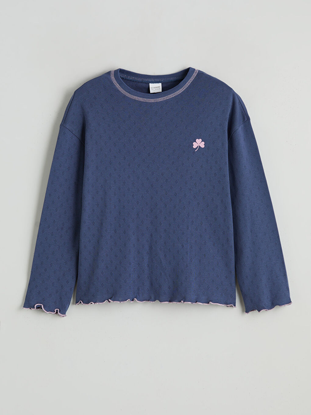 Піжамний комплект для дівчаток з круглим вирізом горловини-1