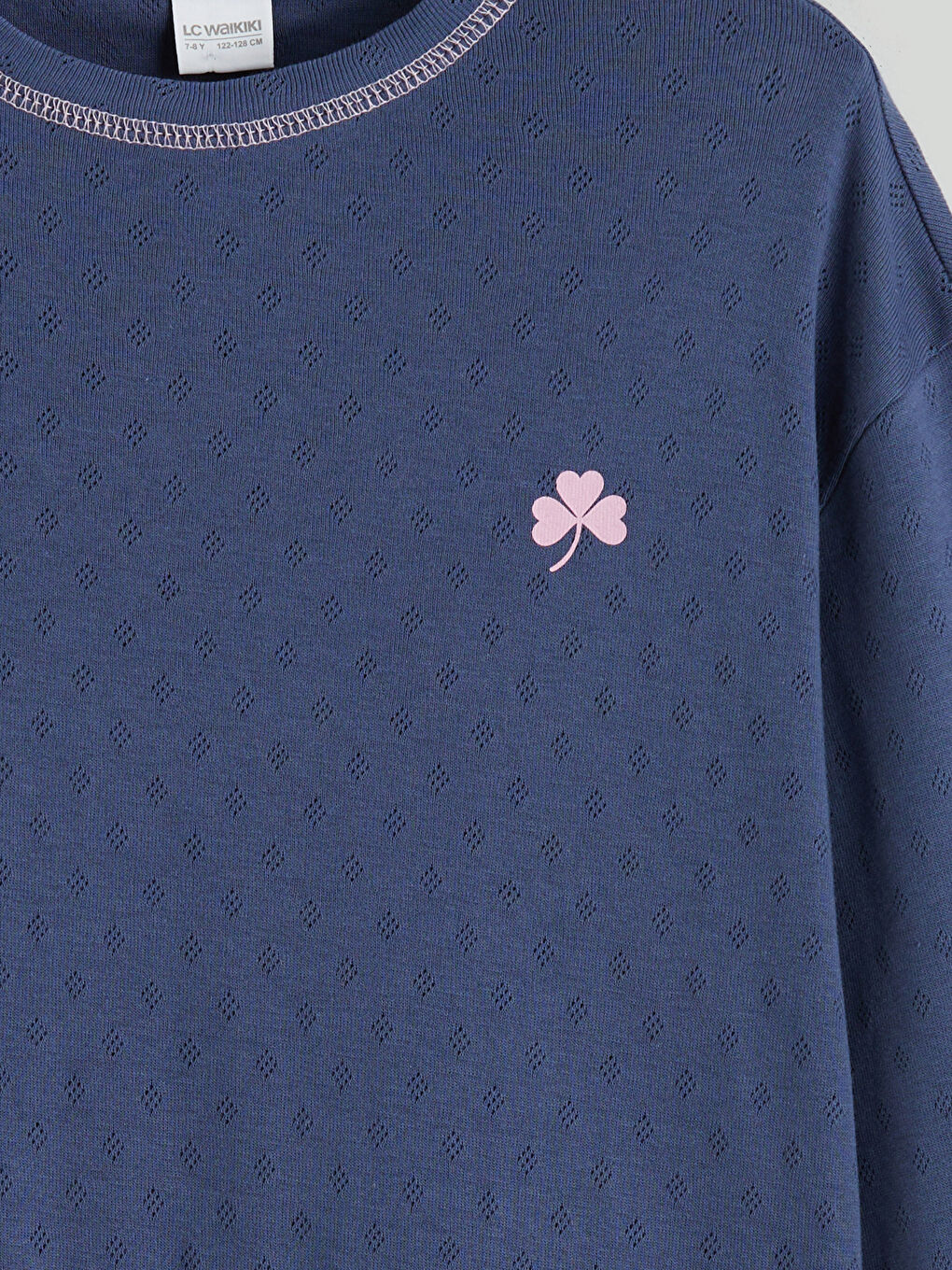 Піжамний комплект для дівчаток з круглим вирізом горловини-5