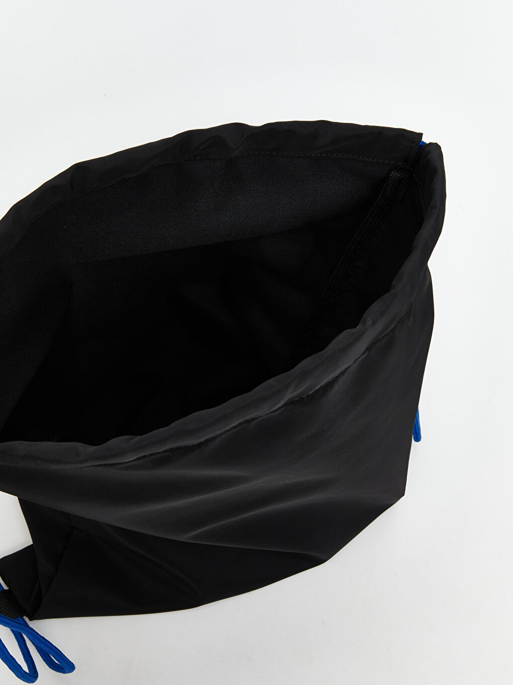 Siyah Real Madrid Baskılı Erkek İpli Sırt Çantası-4