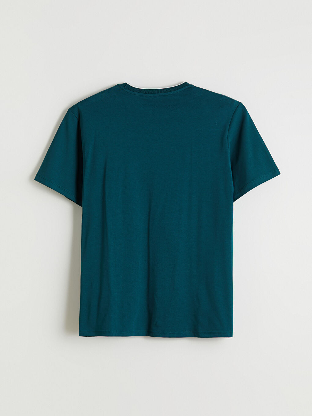 Crew Neck Printed Jersey Men's T-Shirt-5