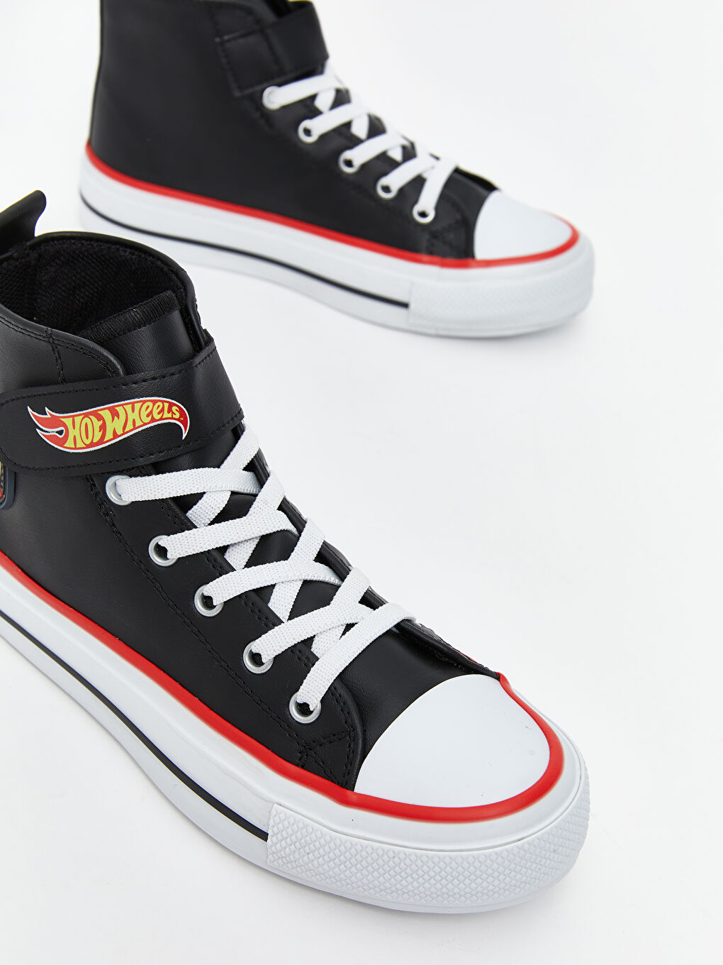 Siyah Hot Wheels Baskılı Erkek Çocuk Spor Ayakkabı-2