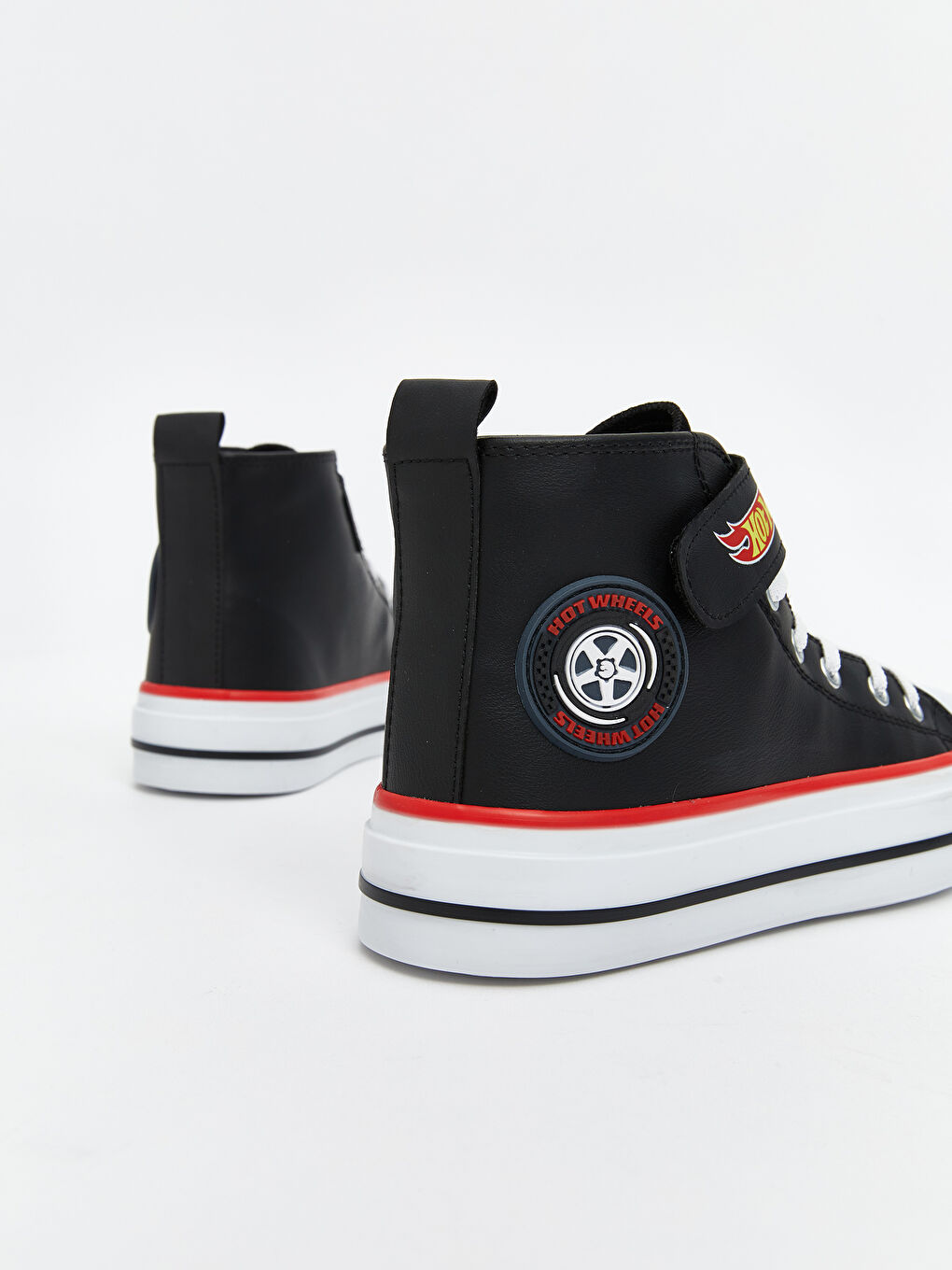 Siyah Hot Wheels Baskılı Erkek Çocuk Spor Ayakkabı-4