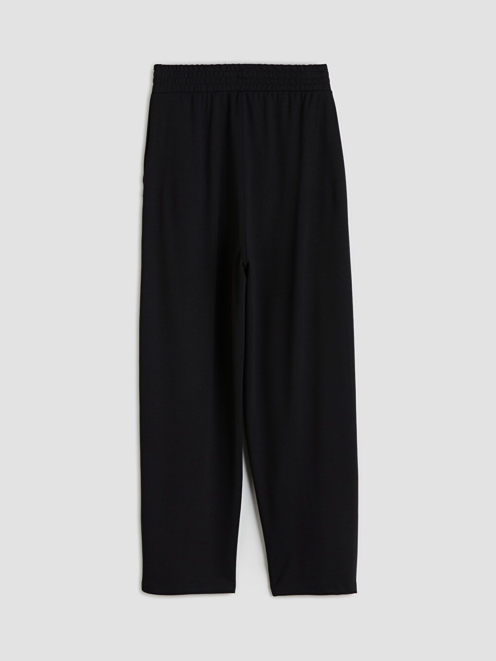 Siyah Beli Lastikli Kadın Eşofman Altı-5