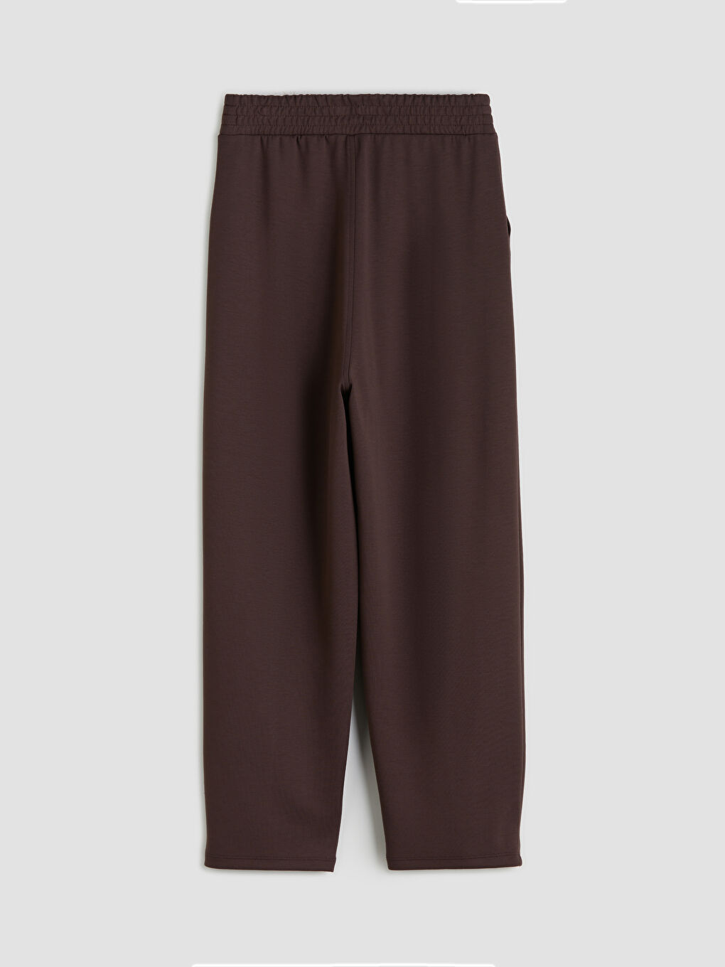 Kahverengi Beli Lastikli Kadın Eşofman Altı-7