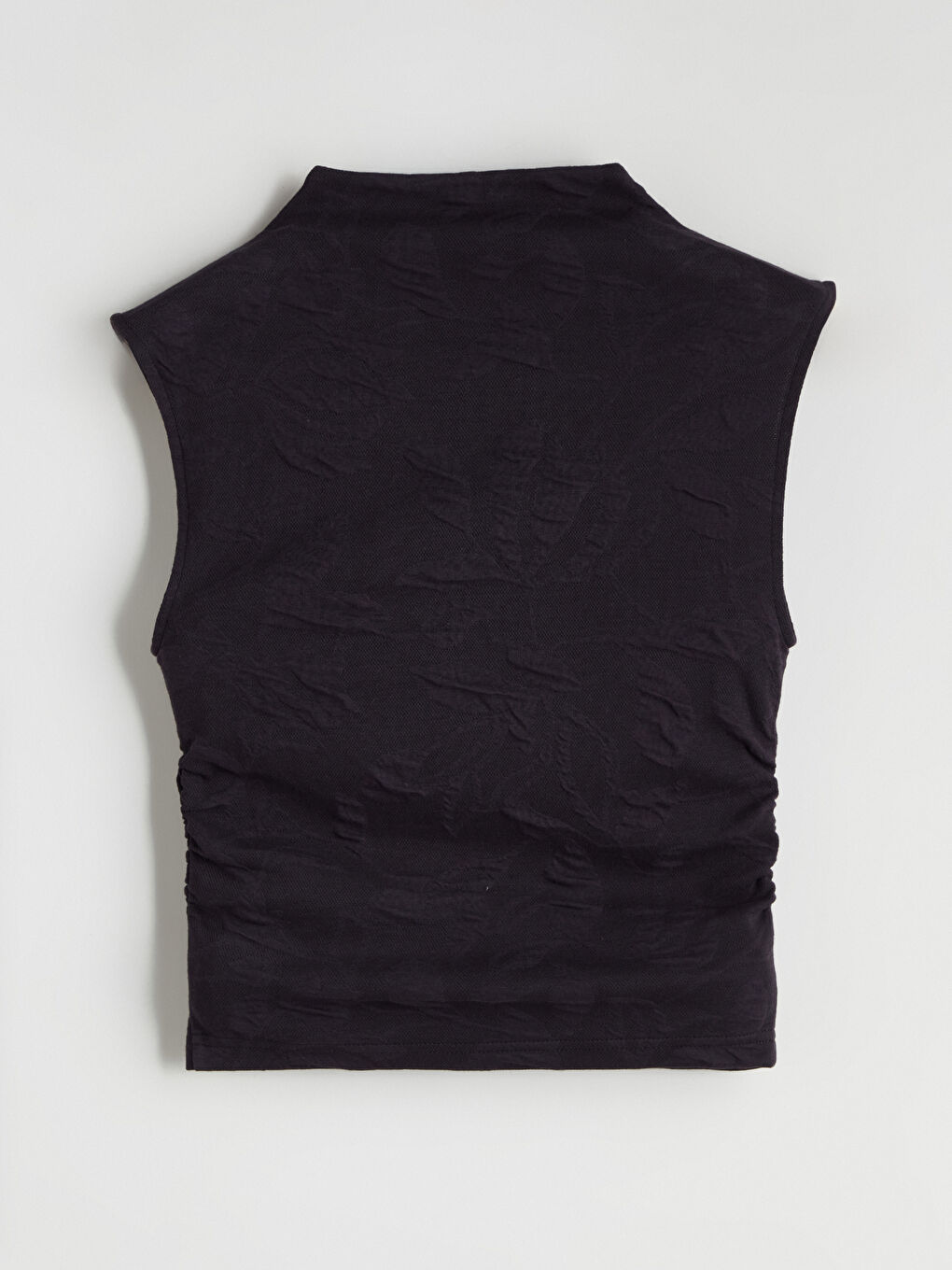 Bluza Sa Teksturiranom Rol Kragnom-5