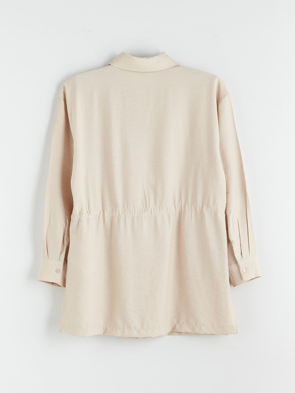 Bej Kadın Gömlek Tunik-5