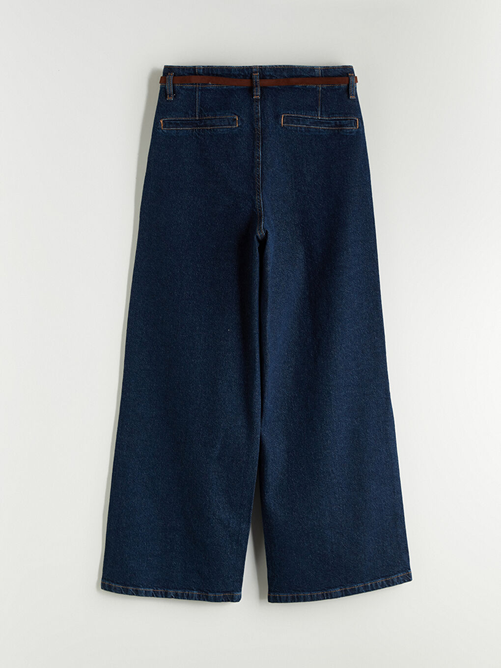 İndigo Wideleg Kadın Jean Pantolon-5