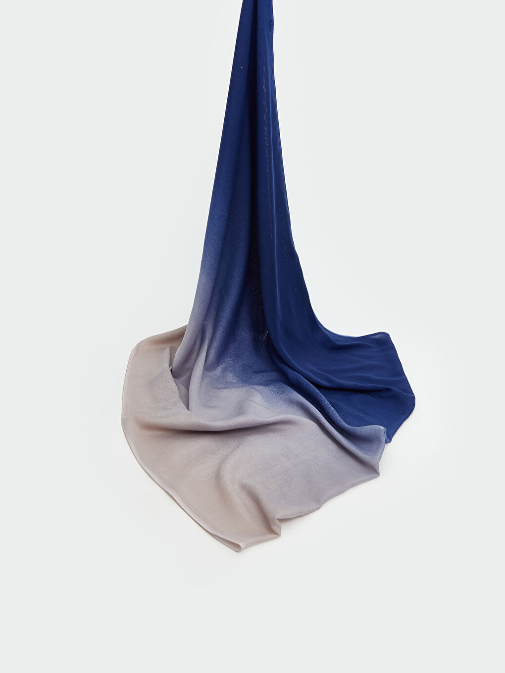 Mavi Desenli Kadın Şal