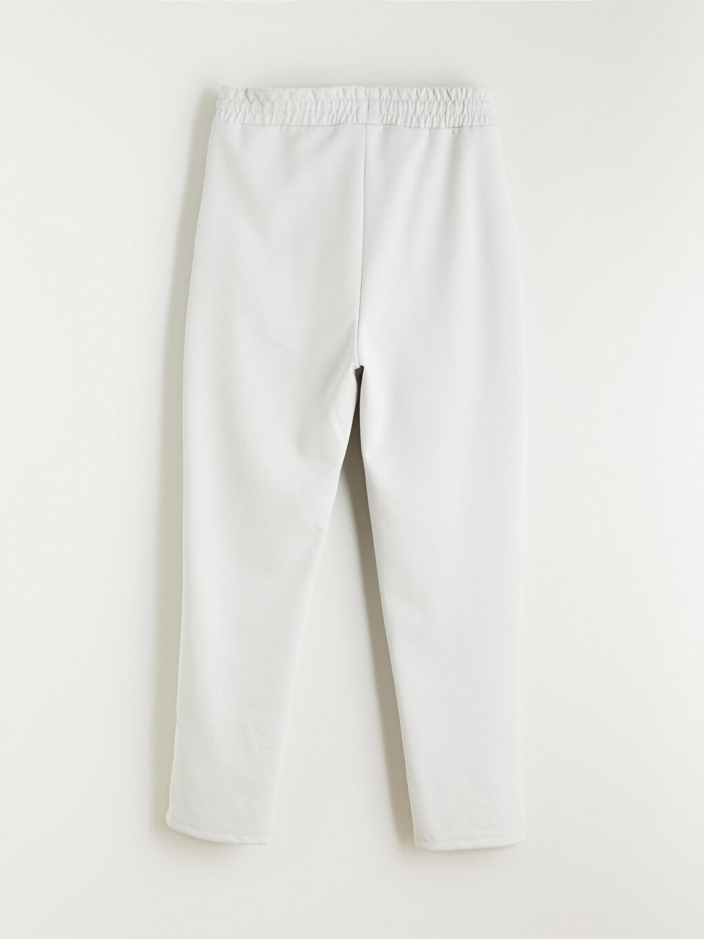 Gri Beli Lastikli Kadın Eşofman Altı-5