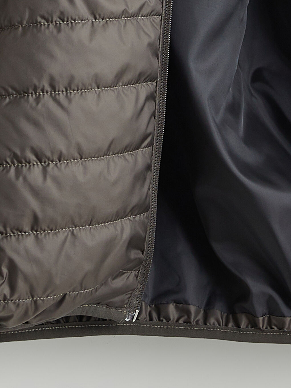 Haki Büyük Beden Standart Kalıp Kapüşonlu Erkek Şişme Mont-6