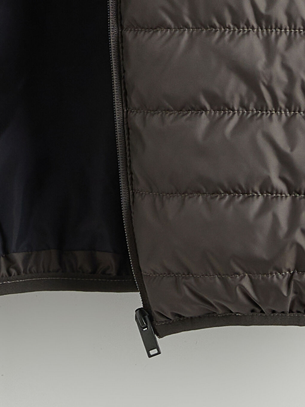 Haki Büyük Beden Standart Kalıp Kapüşonlu Erkek Şişme Mont-7