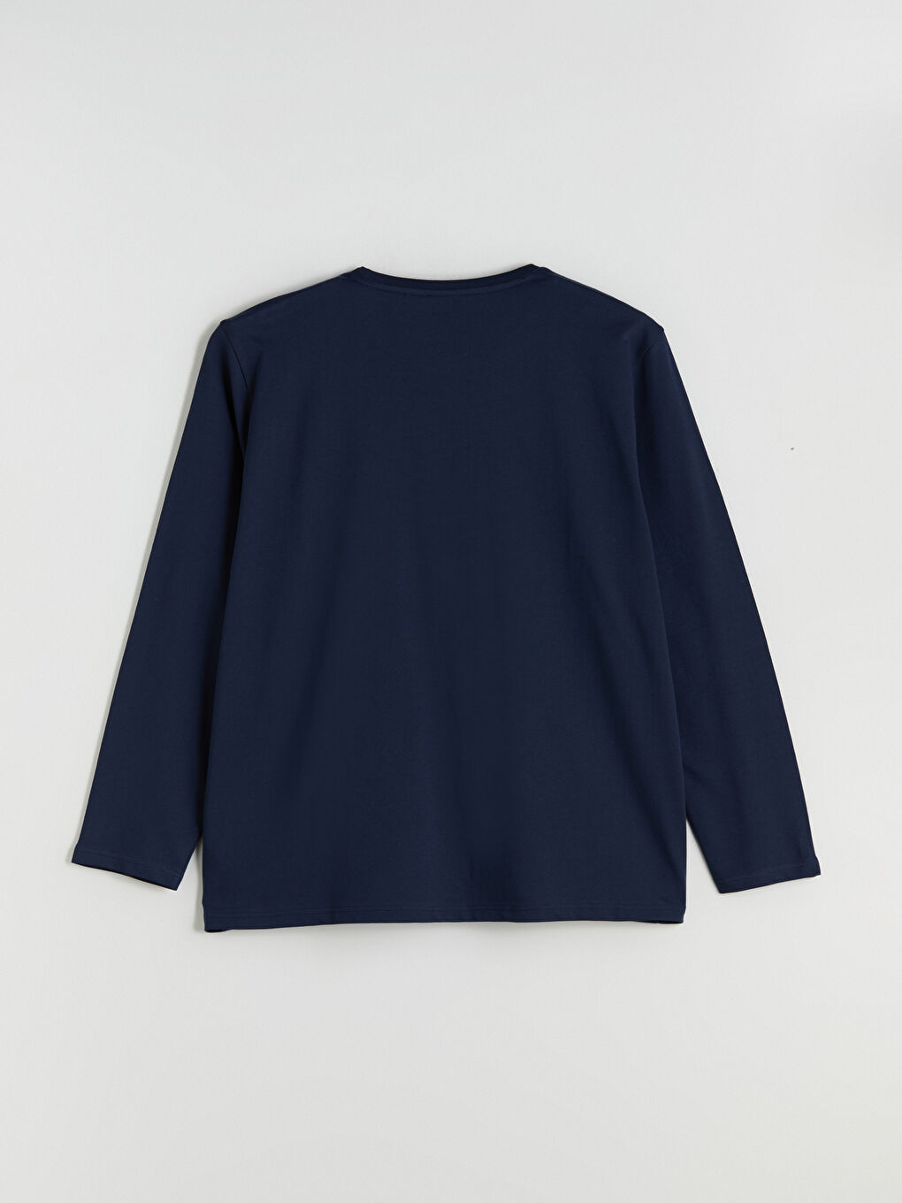 Lacivert Büyük Beden Standart Kalıp Fenerbahçe Baskılı Erkek Pijama Takımı-6