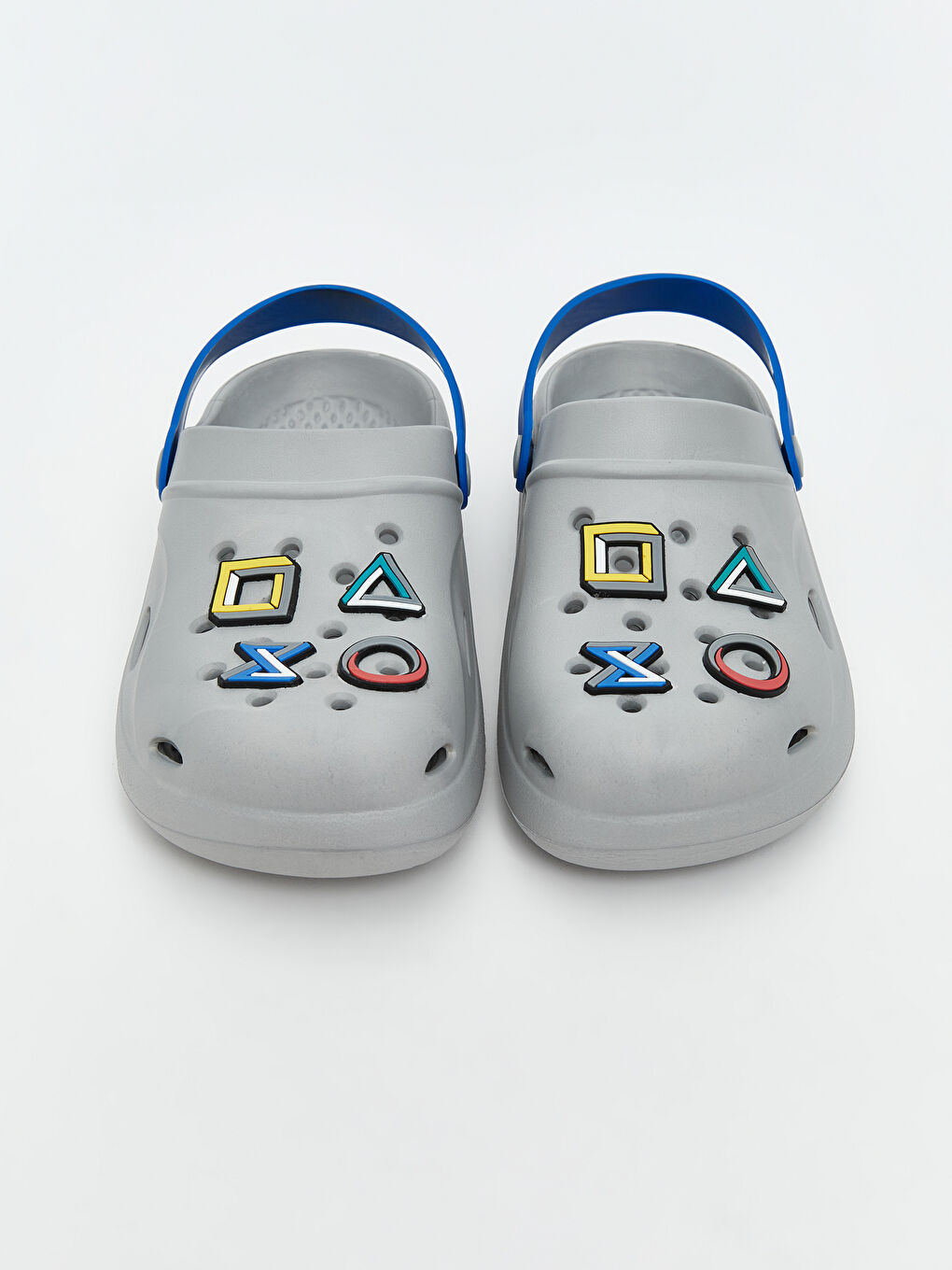 Gri Baskılı Erkek Çocuk Plaj Sandaleti-2