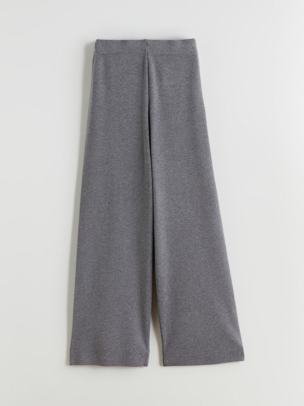 Pantalone od trikotaže sa elastičnim strukom i širokim nogavicama za žene-4