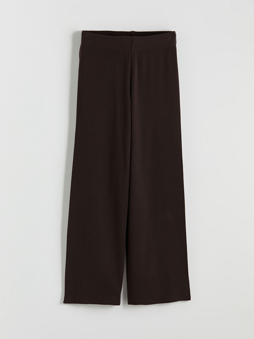 Pantalone od trikotaže sa elastičnim strukom i širokim nogavicama za žene-4