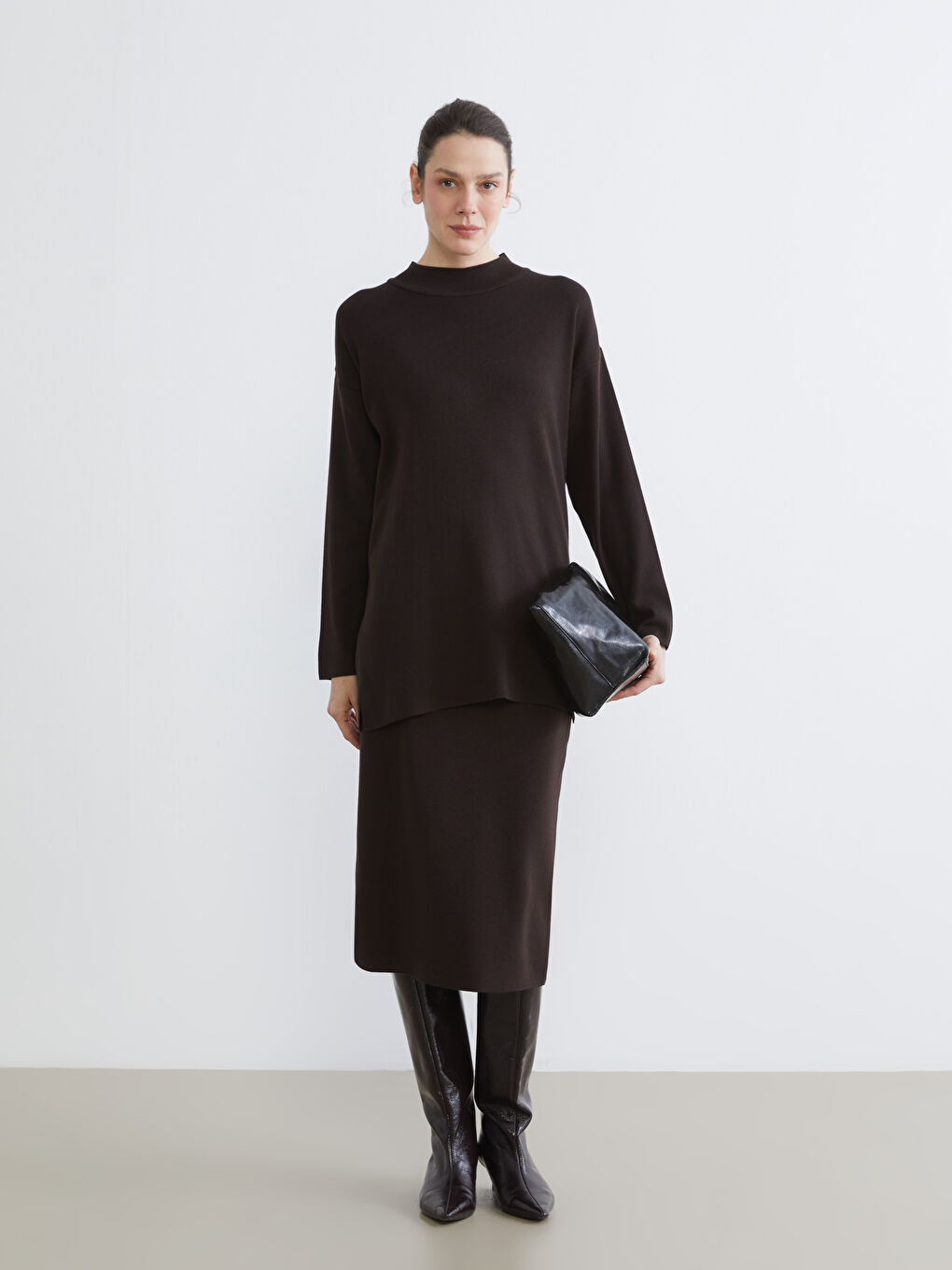 Polurolka Ženski Džemper od Trikotaže-1