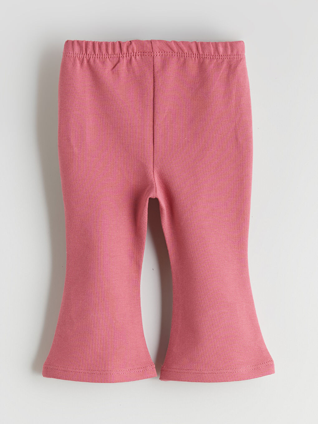 Pembe Bisiklet Yaka Kız Bebek Sweatshirt ve Tayt-7