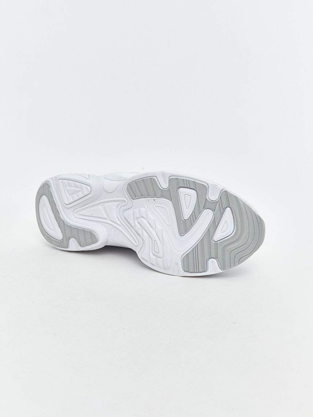 Beyaz Bağcıklı Kadın Spor Ayakkabı-4