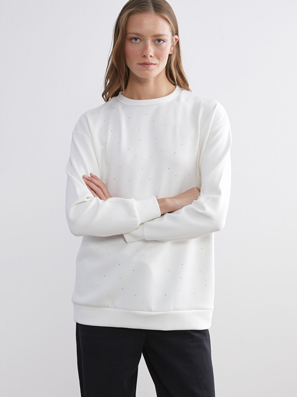 Woman ECRU Sweatshirt