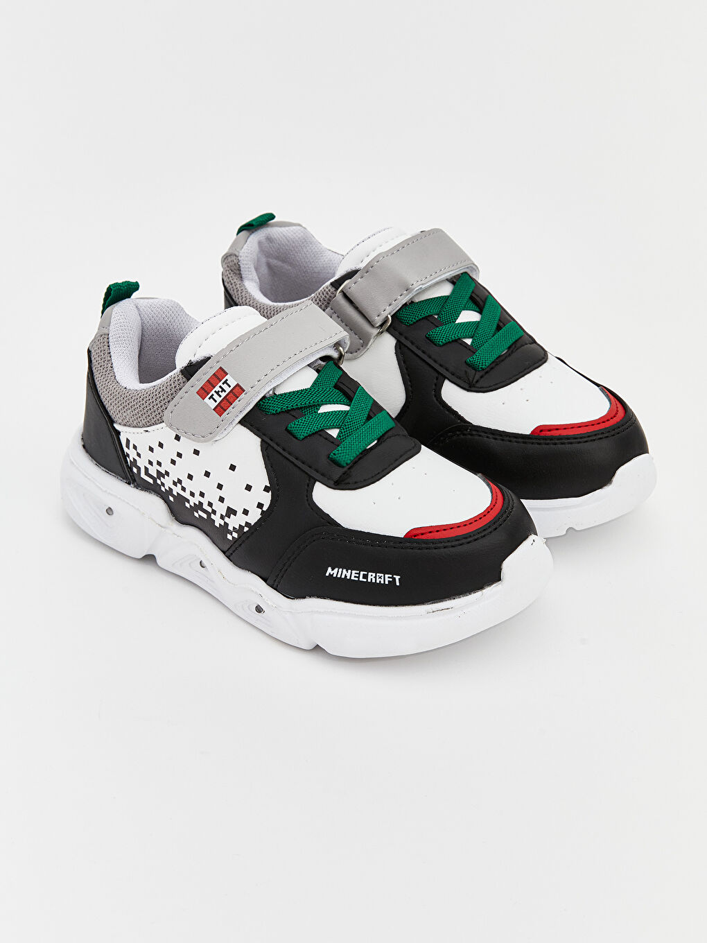 Siyah Bağcık ve Cırt Cırtlı Erkek Bebek Spor Ayakkabı