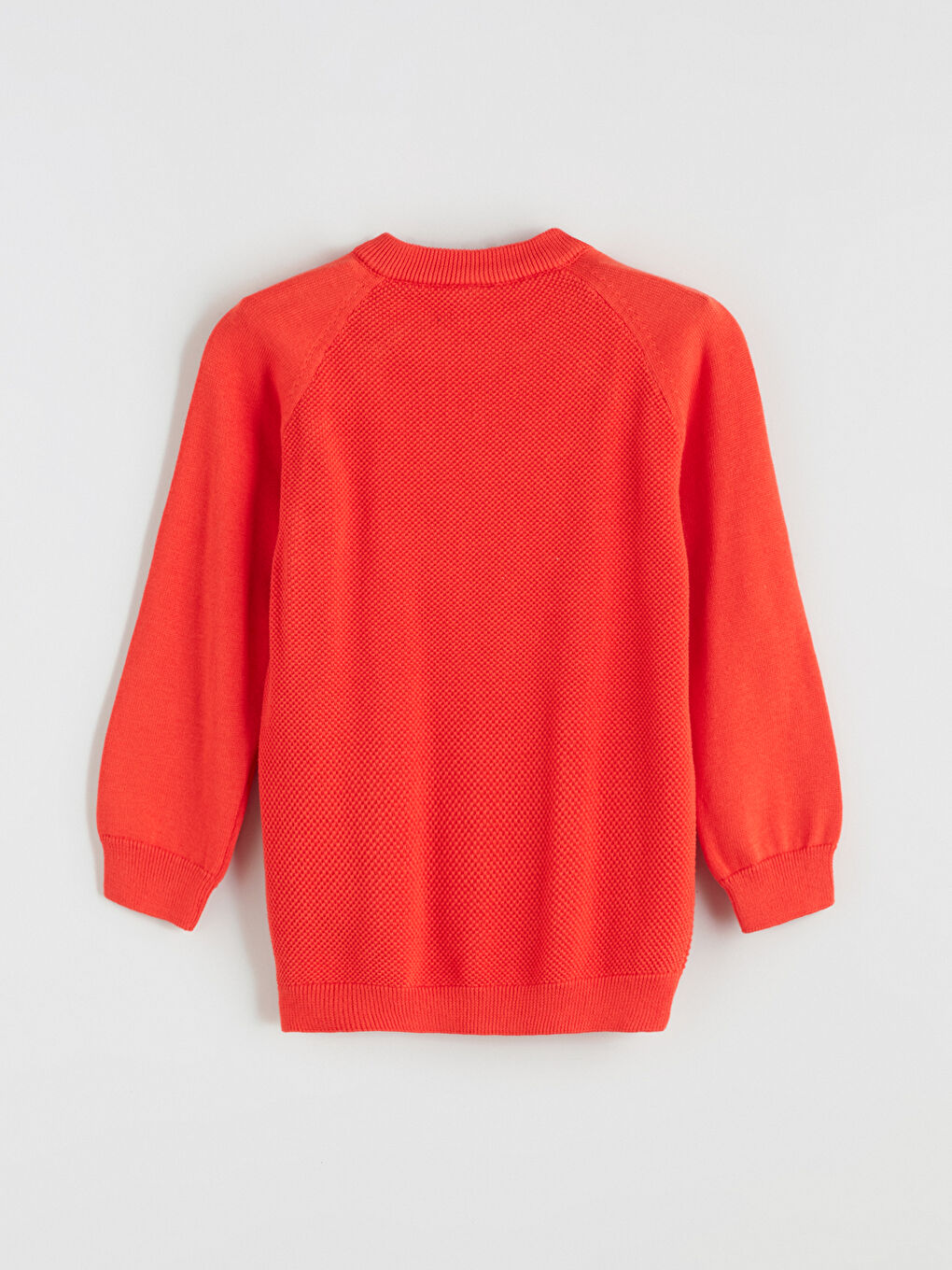 Turuncu Bisiklet Yaka Uzun Kollu Erkek Çocuk Triko Kazak-2