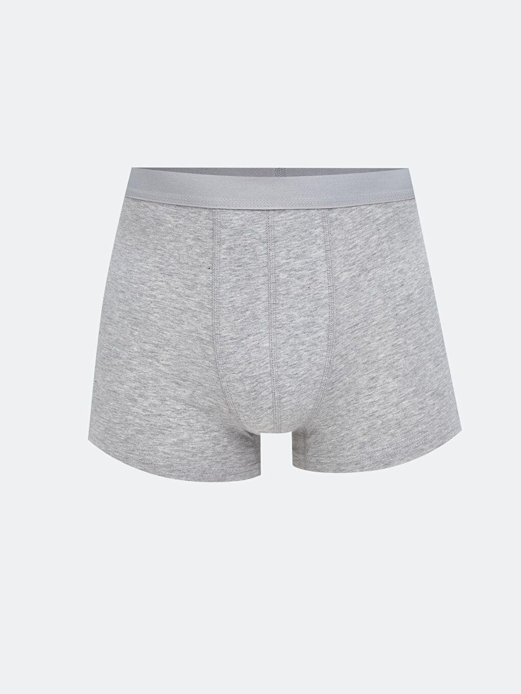 Gri Standart Kalıp Pamuklu Esnek Erkek Boxer
