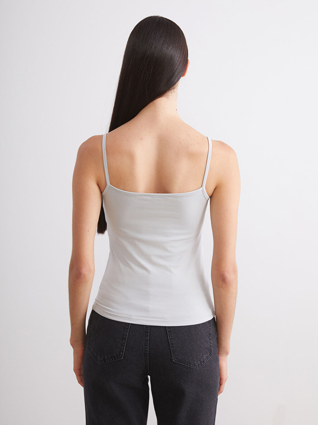 Bordo Kare Yaka Kadın Atlet 2'li-6