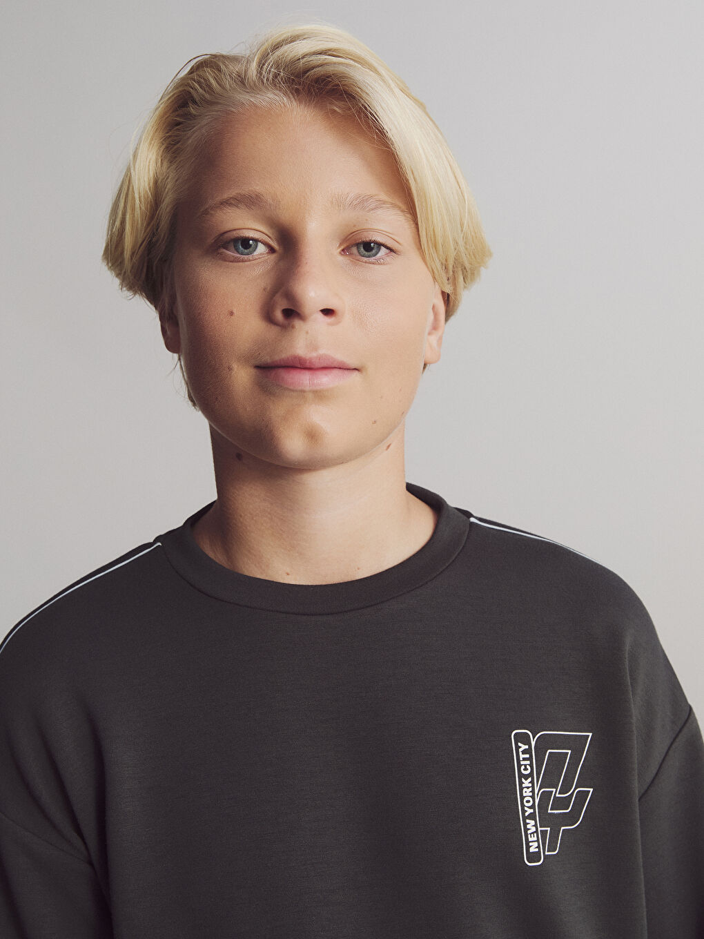 Φούτερ με Στρογγυλή Λαιμόκοψη για Αγόρια-2