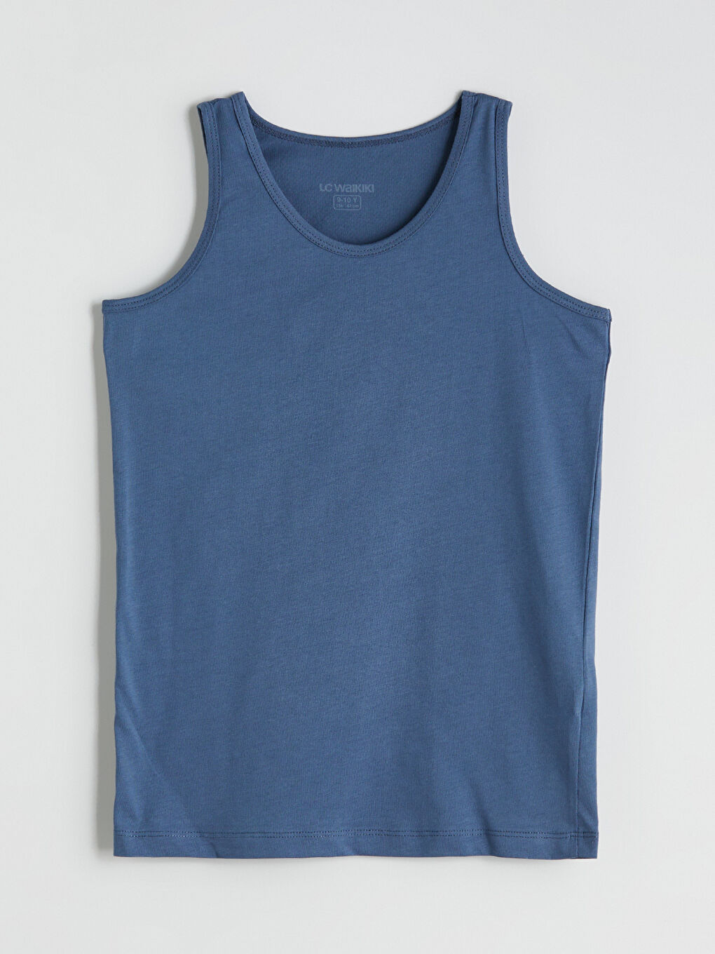 İndigo Bisiklet Yaka Erkek Çocuk Atlet