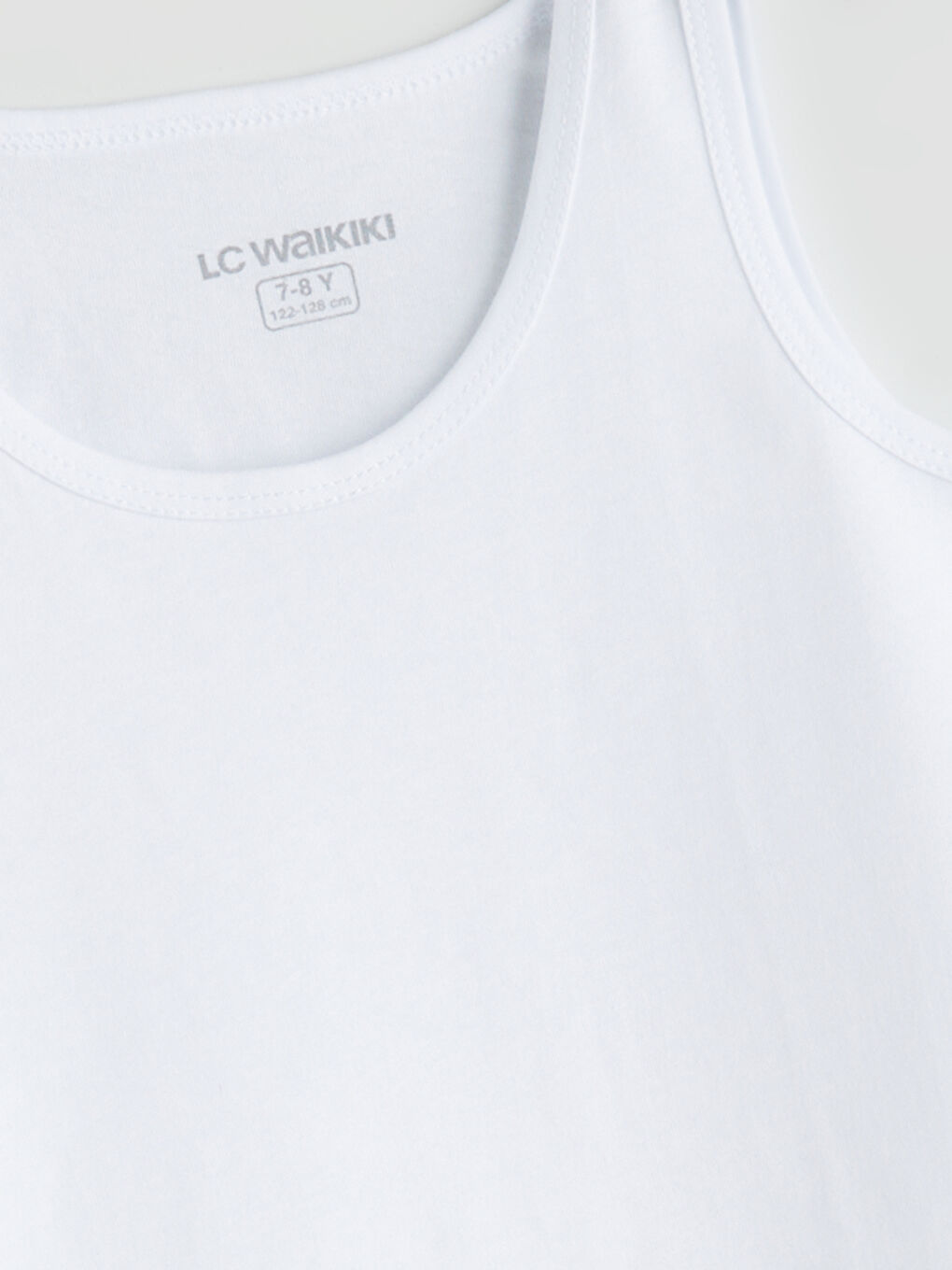 Gri Bisiklet Yaka Erkek Çocuk Atlet 5'li-2