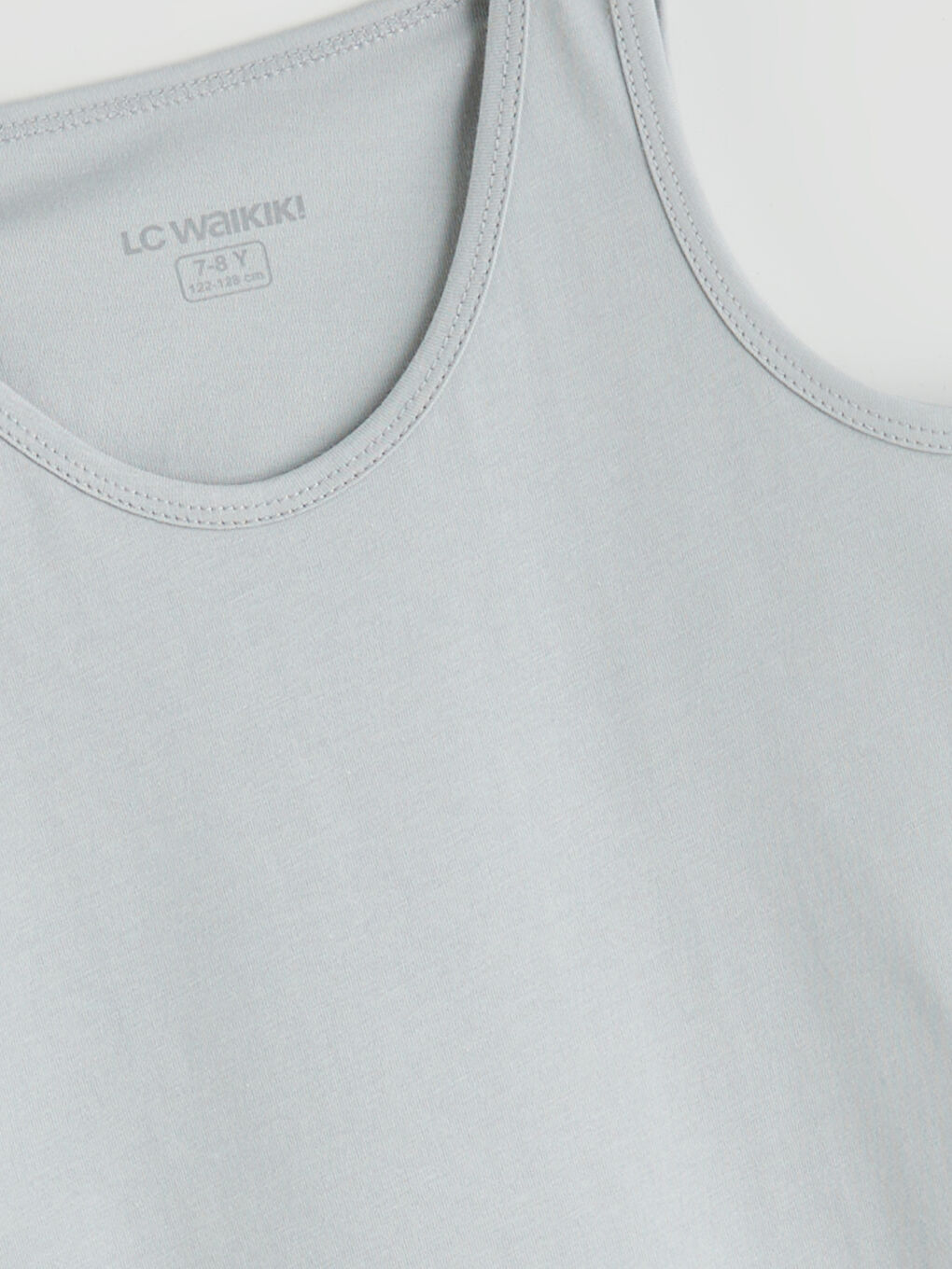 Gri Bisiklet Yaka Erkek Çocuk Atlet 5'li-10