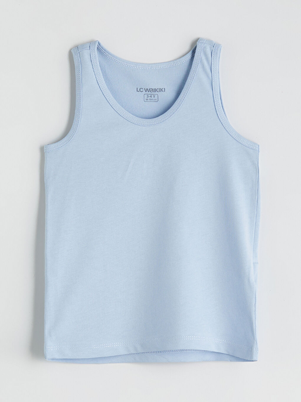 Mavi Bisiklet Yaka Basic Erkek Çocuk Atlet