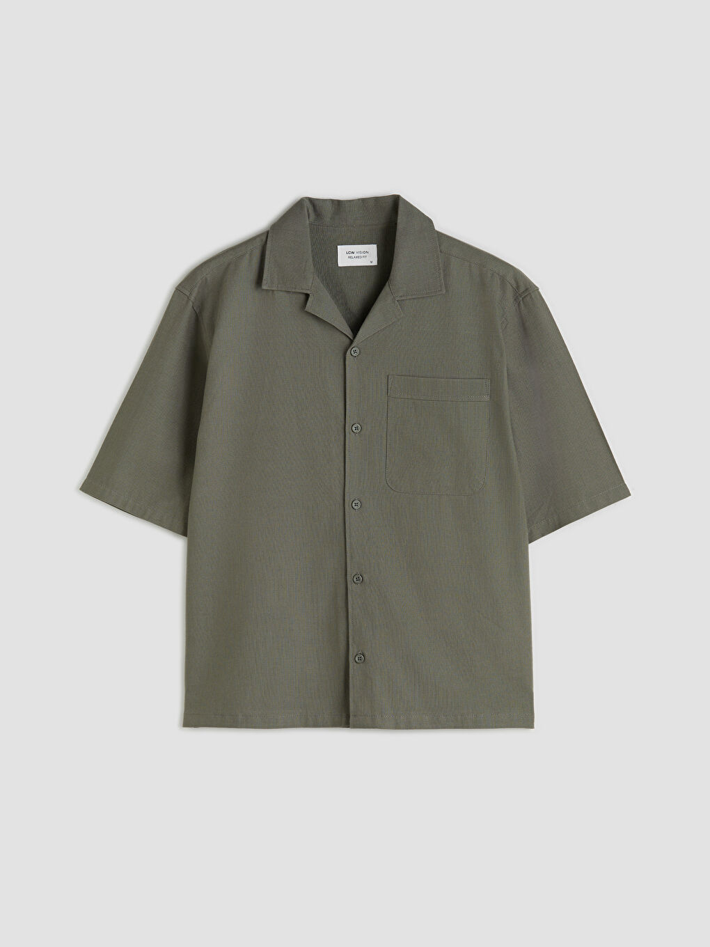 Yeşil Regular Fit Erkek Gömlek-4