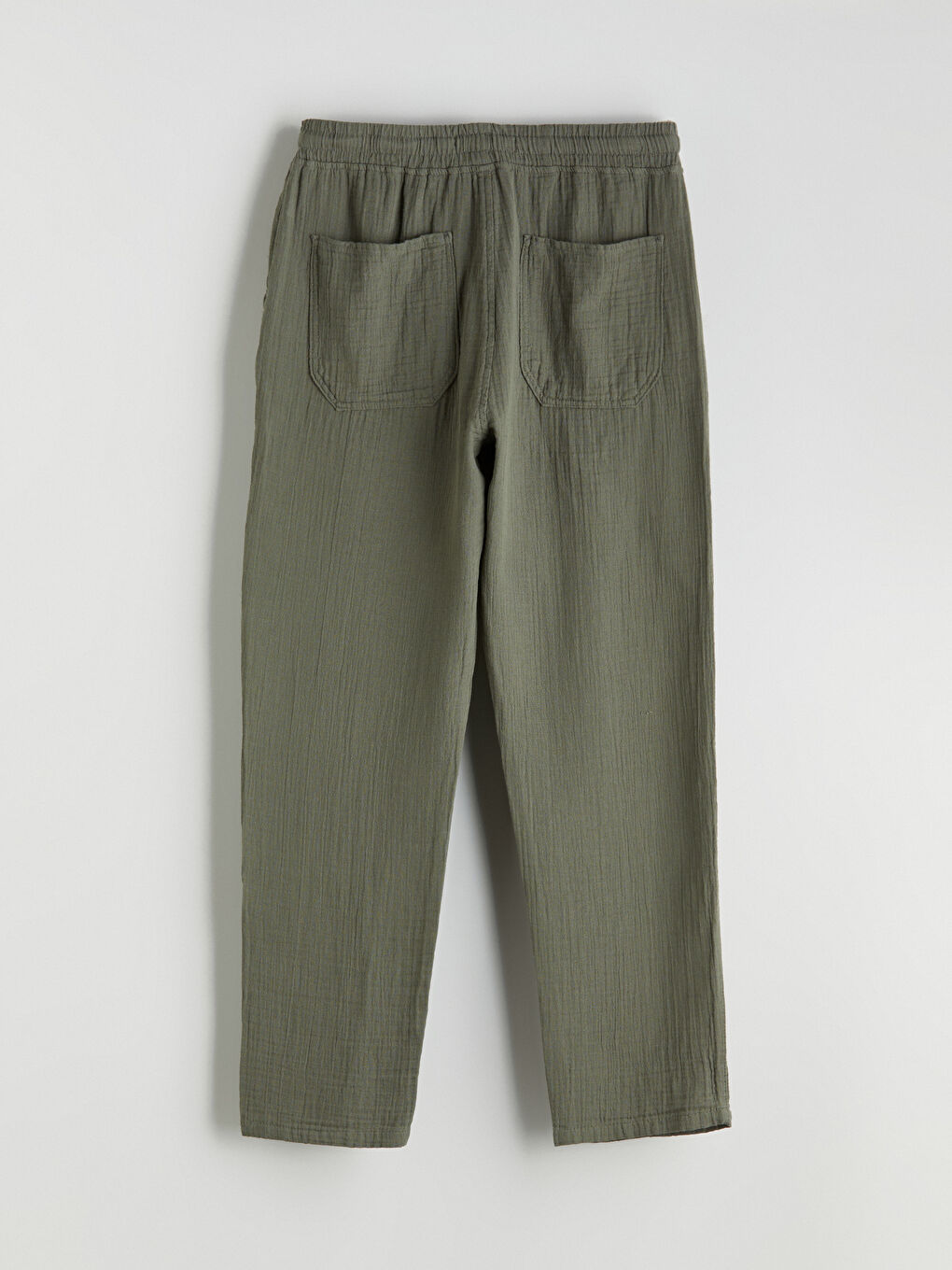 Haki Rahat Kalıp Erkek Pantolon-4