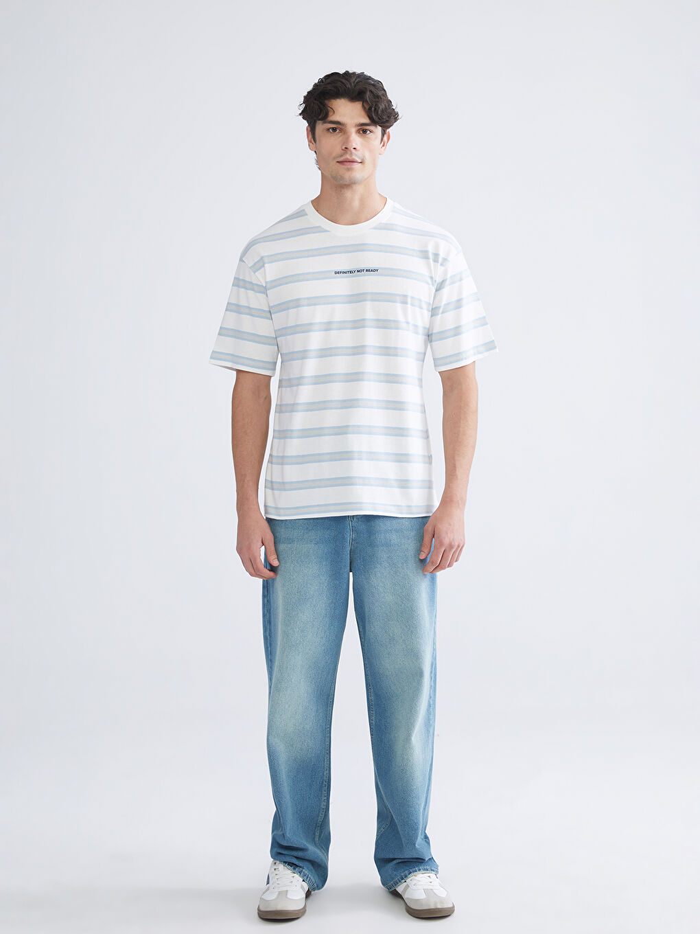 Crew Neck Printed Jersey Men's T-Shirt-1