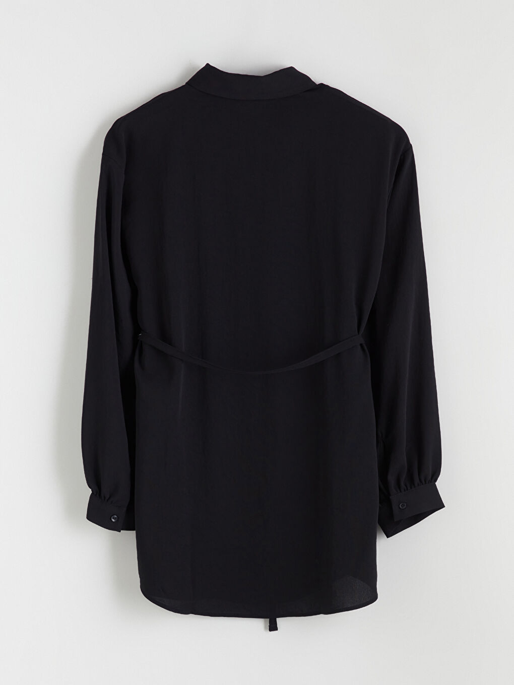 Textured Oversize Women's Shirt Tunic-5