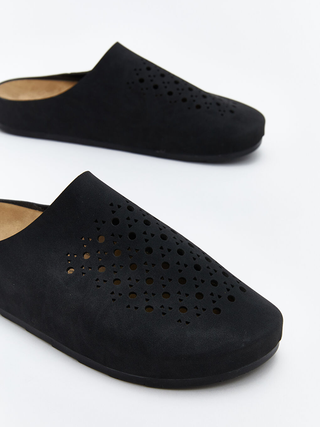 Siyah Süet Görünümlü Kadın Terlik-2