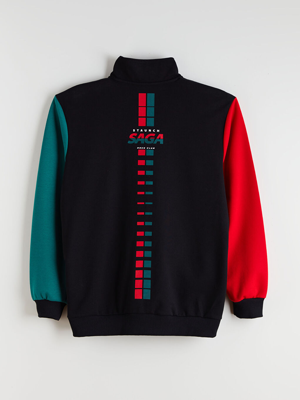 Man BLACK Zip-Up Sweatshirt-5