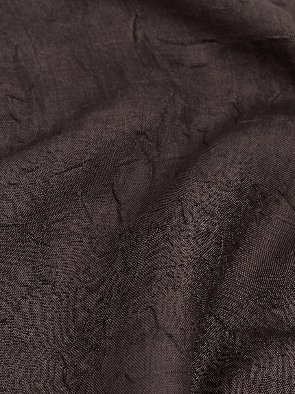 Kahverengi Basic Vual Kadın Şal-2