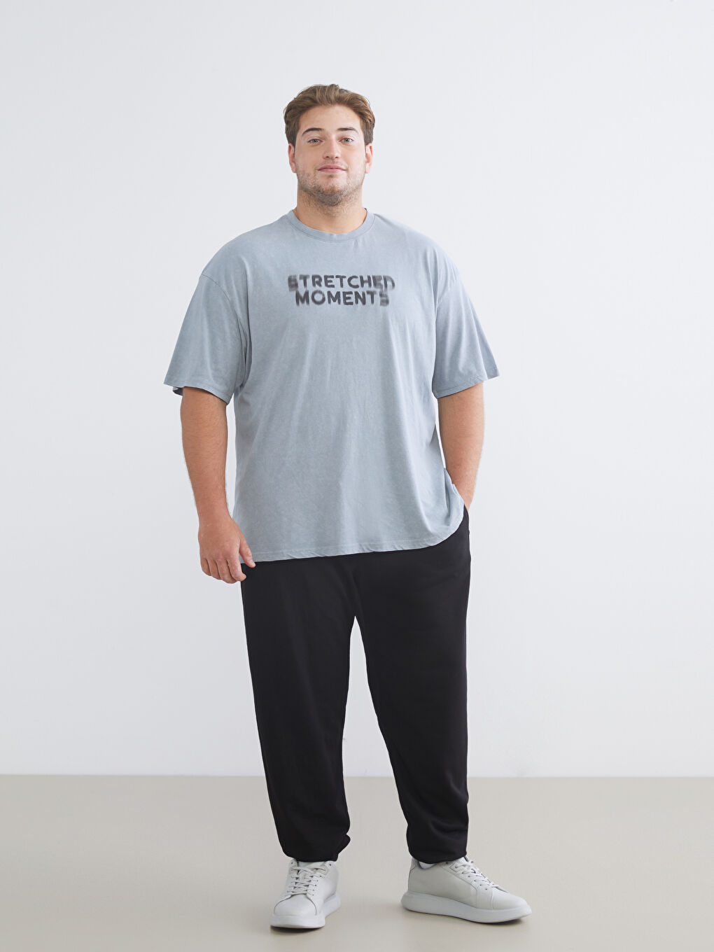 Plus Size Standard Fit Men's Jogger Sweatpants