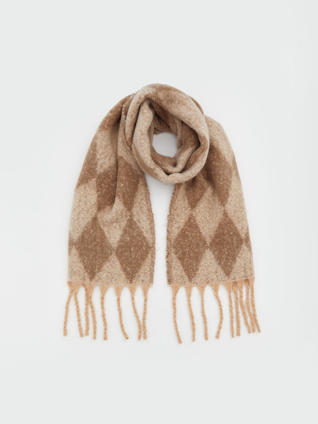 Шарф с кисточками для женщин