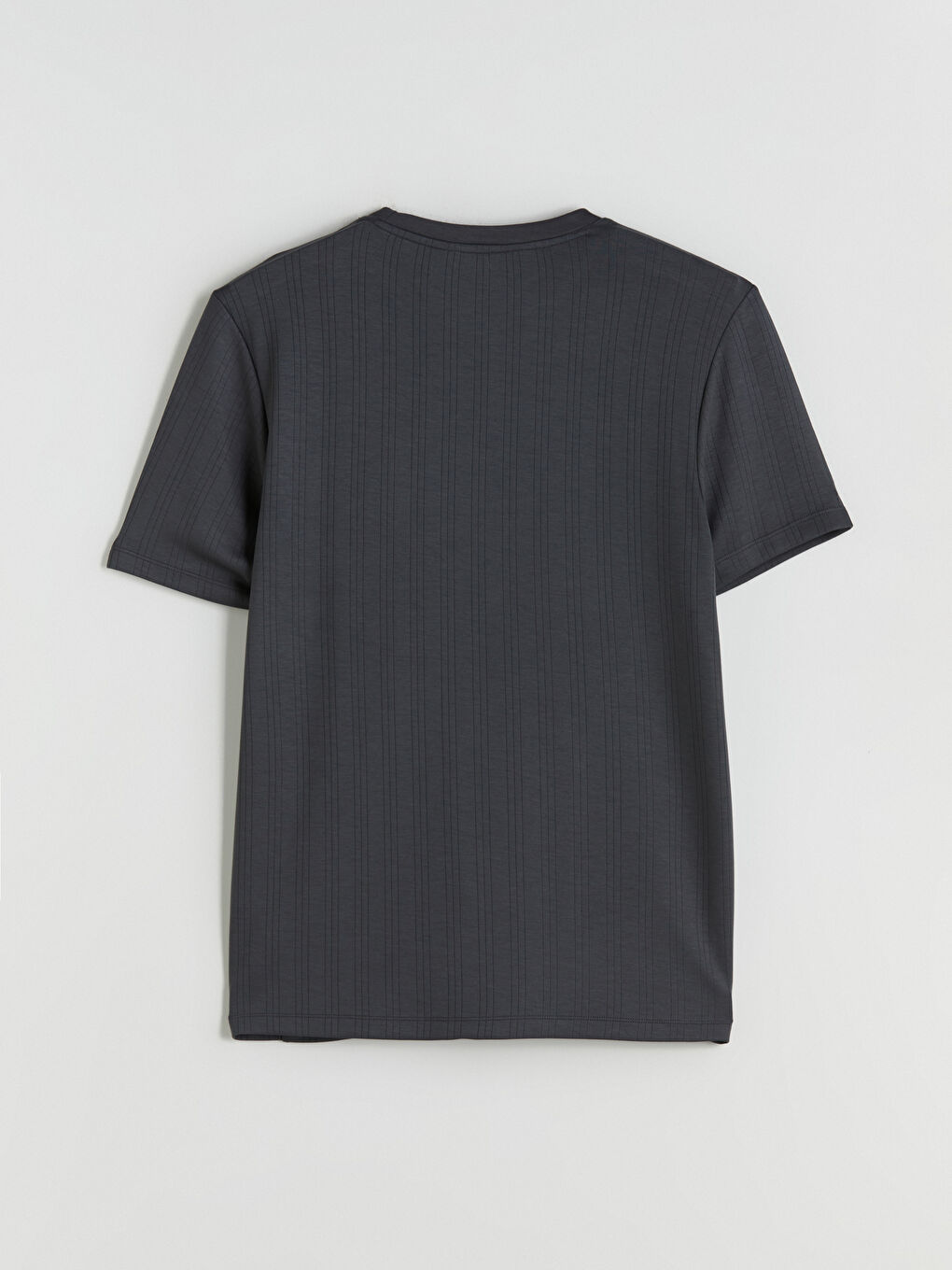 Mavi Bisiklet Yaka Erkek Tişört-5