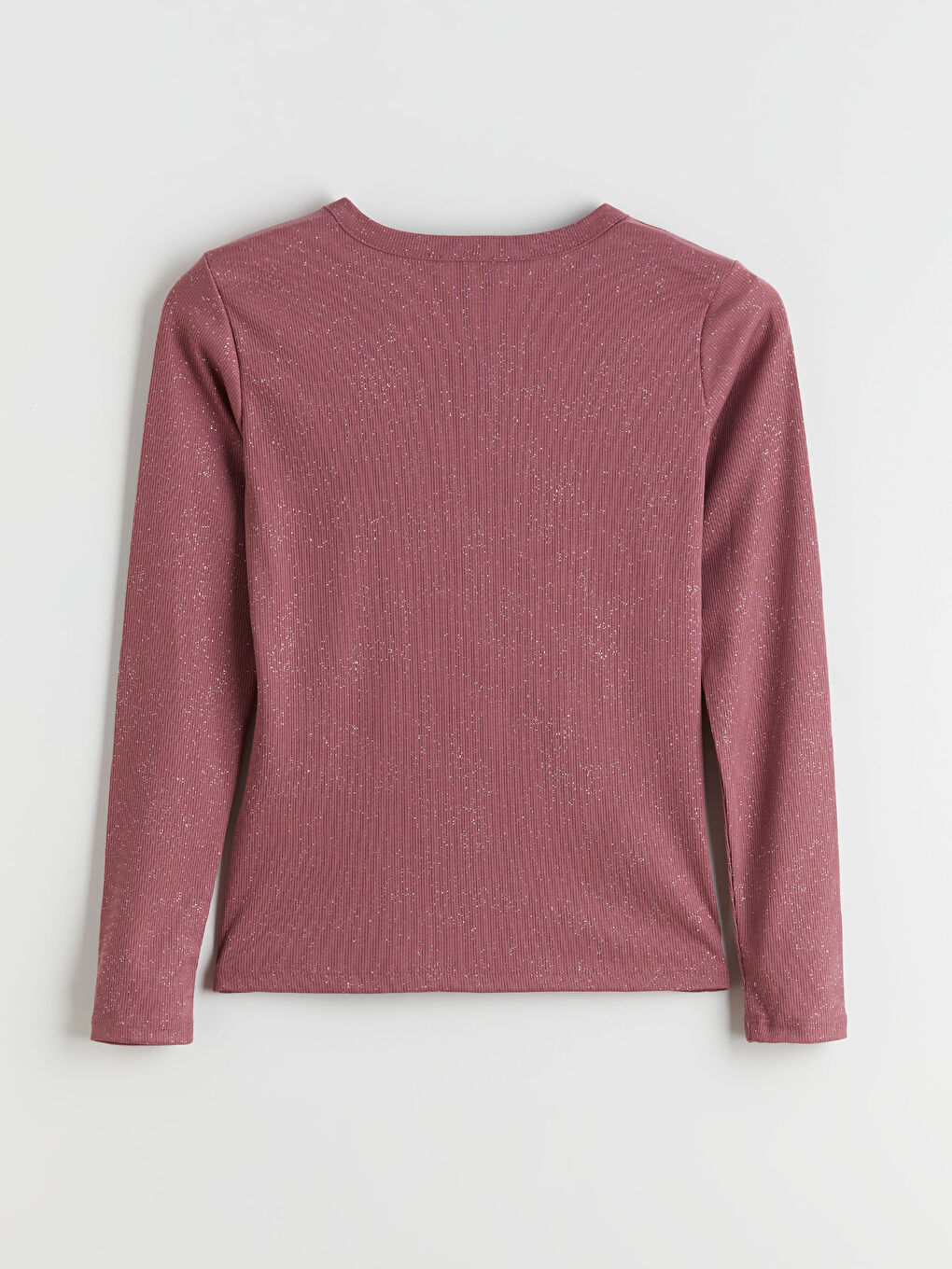 Crew Neck Shiny Look Women's T-Shirt-1