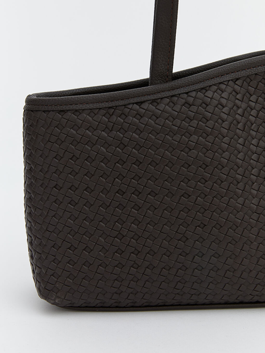 Leather-Look Women's Shoulder Bag-2