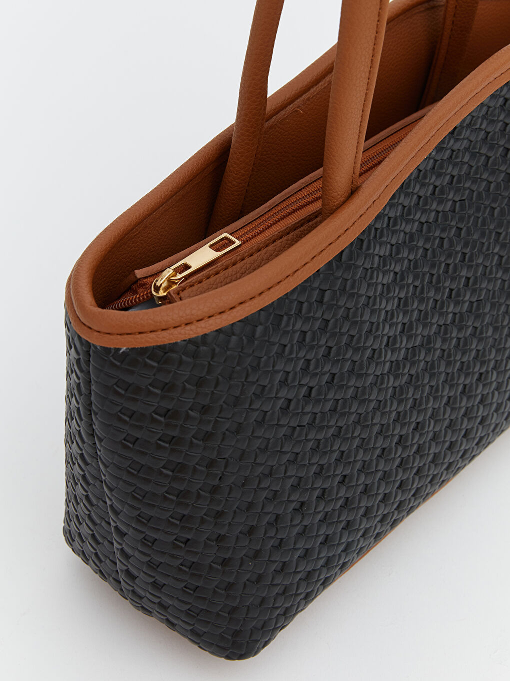 Leather-Look Women's Shoulder Bag-2