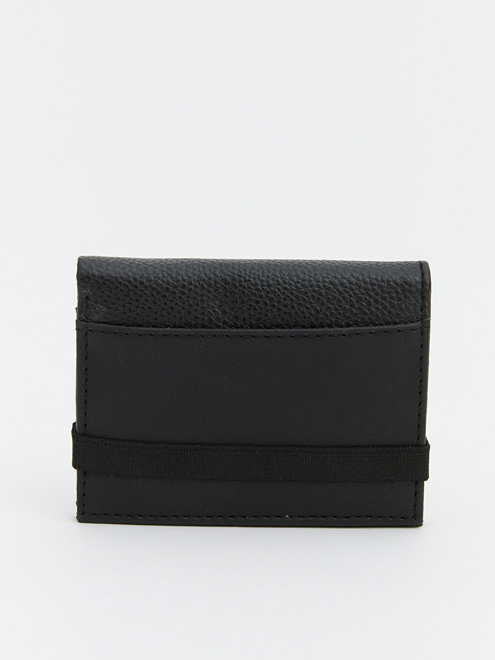 Siyah Deri Görünümlü Erkek Cüzdan-1