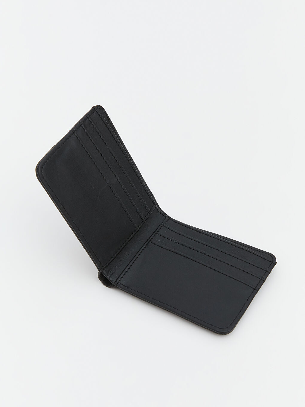 Siyah Deri Görünümlü Erkek Cüzdan-1